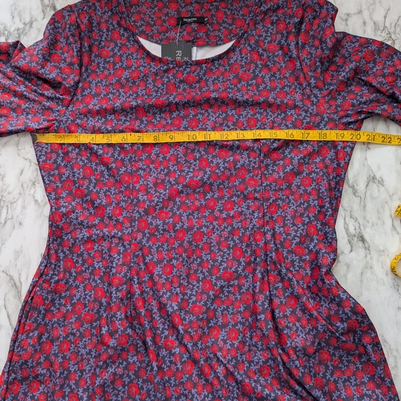 Women's Plus Size NWT Floral Dress size 1X Maxi Length - Picture 7 of 9